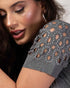T-shirt Mosaico Strass