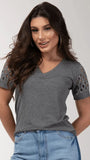T-shirt Mosaico Strass - Divina Garota