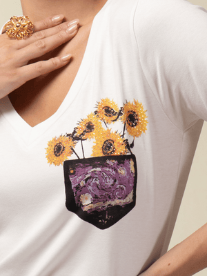 T-shirt Noite Estrelada - Divina Garota