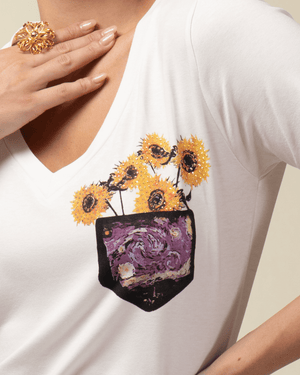 T-shirt Noite Estrelada - Divina Garota