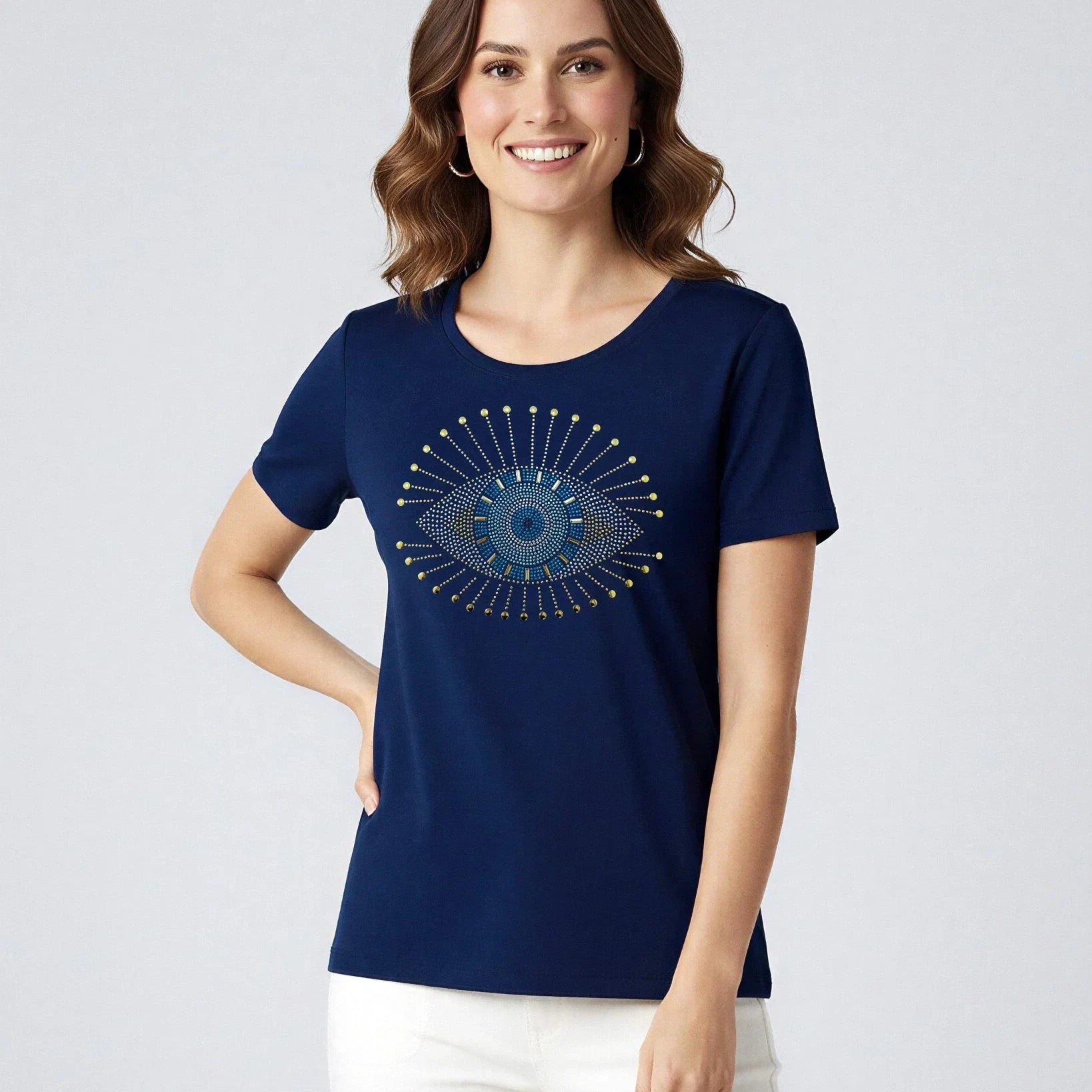 T-shirt Olhar Divino - Divina Garota