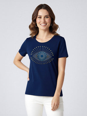 T-shirt Olhar Divino - Divina Garota