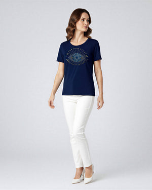 T-shirt Olhar Divino - Divina Garota