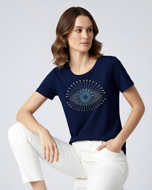 T-shirt Olhar Divino - Divina Garota