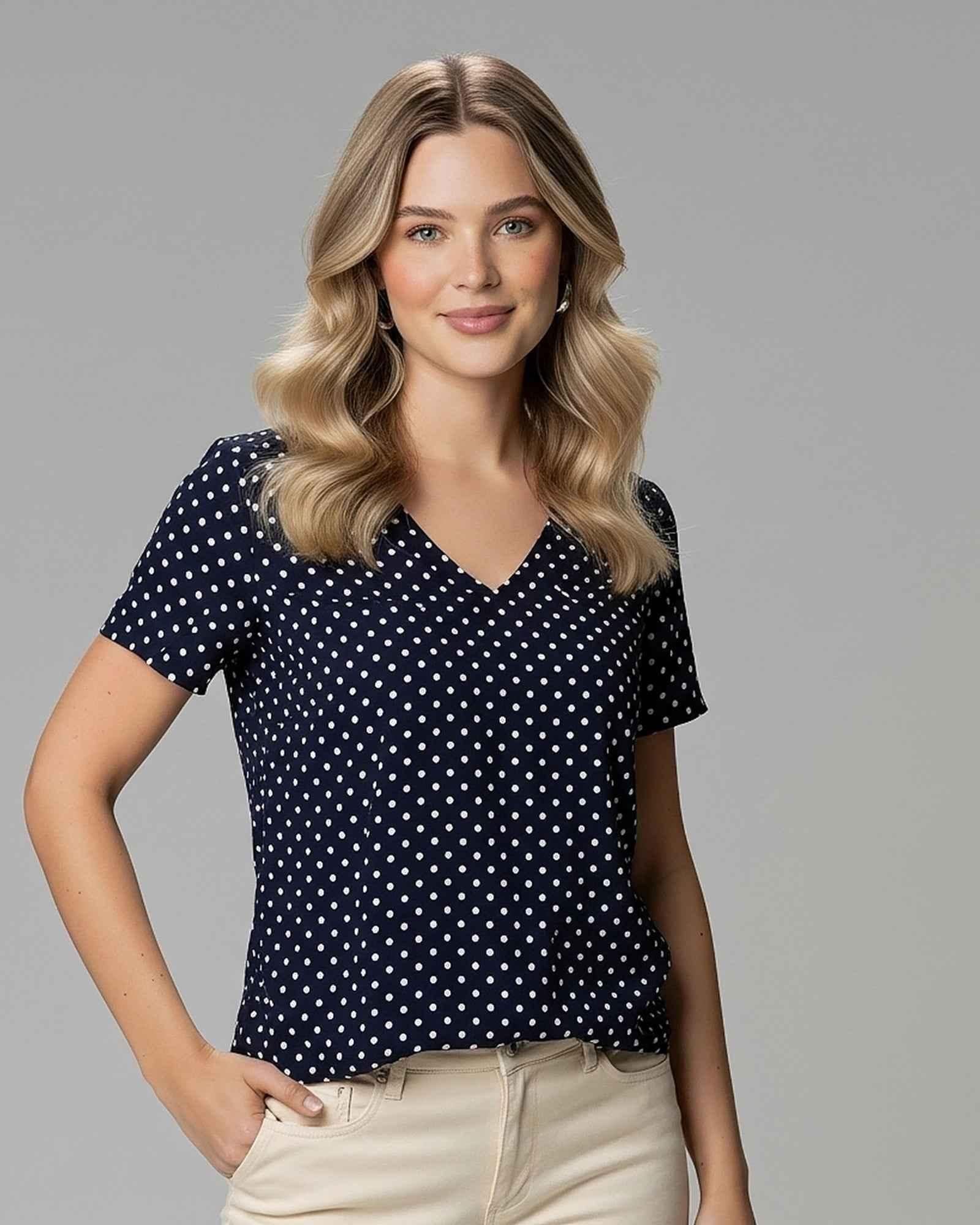 T-shirt Poá Marinho