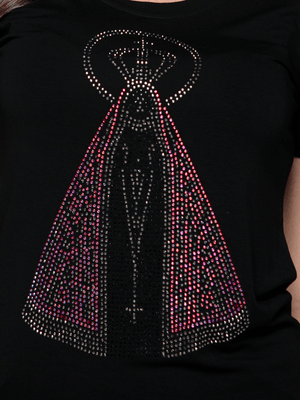 T-Shirt Santa Strass - Divina Garota
