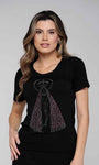 T-Shirt Santa Strass