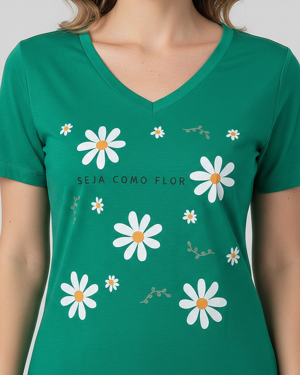 T-Shirt Seja Como Flor - Divina Garota