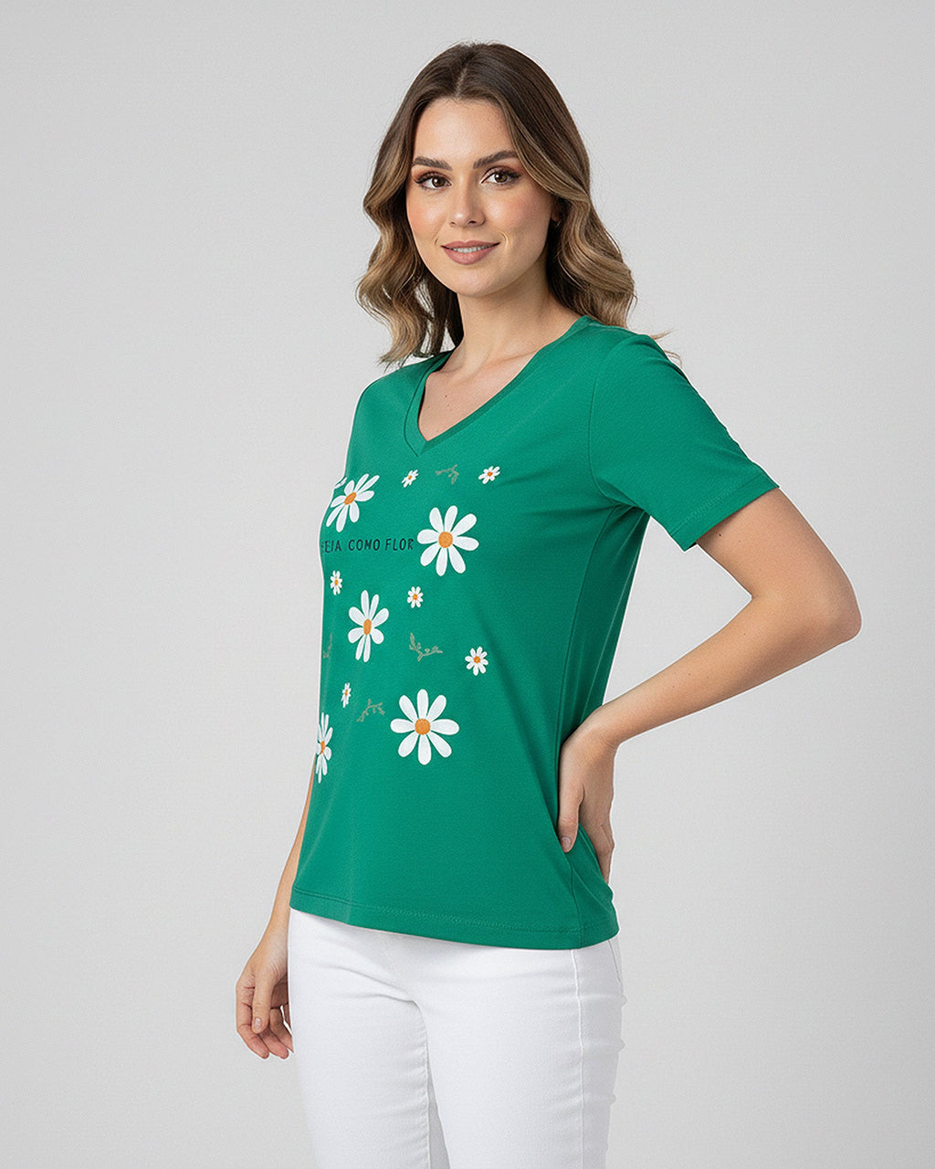 T-Shirt Seja Como Flor - Divina Garota