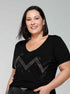 T-shirt Sintonia Strass