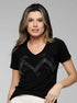 T-shirt Sintonia Strass