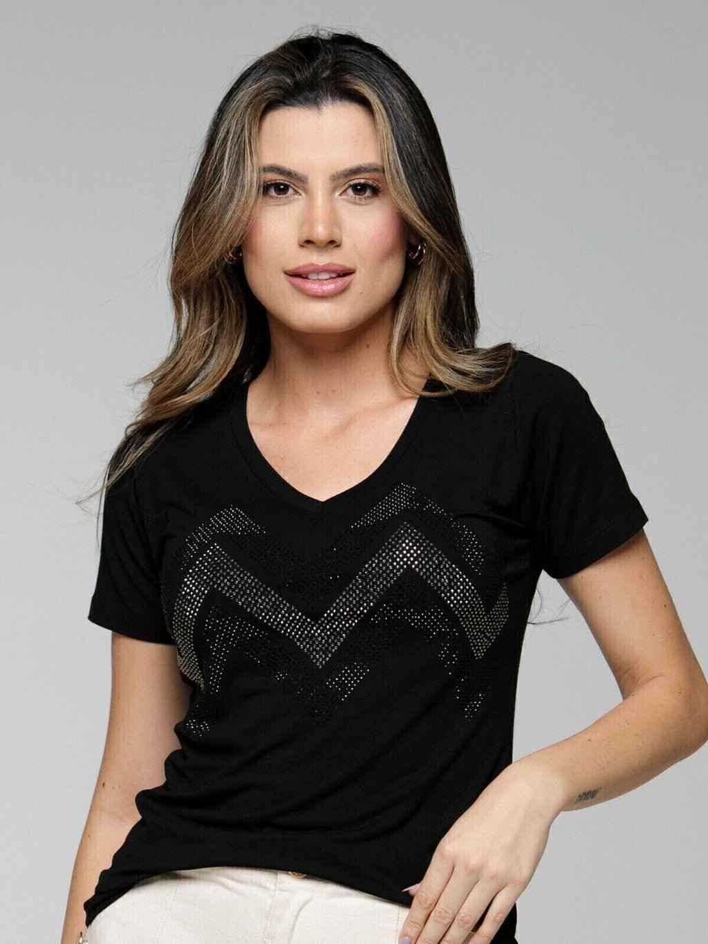 T-shirt Sintonia Strass
