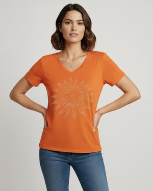 T-shirt Sol Strass - Divina Garota
