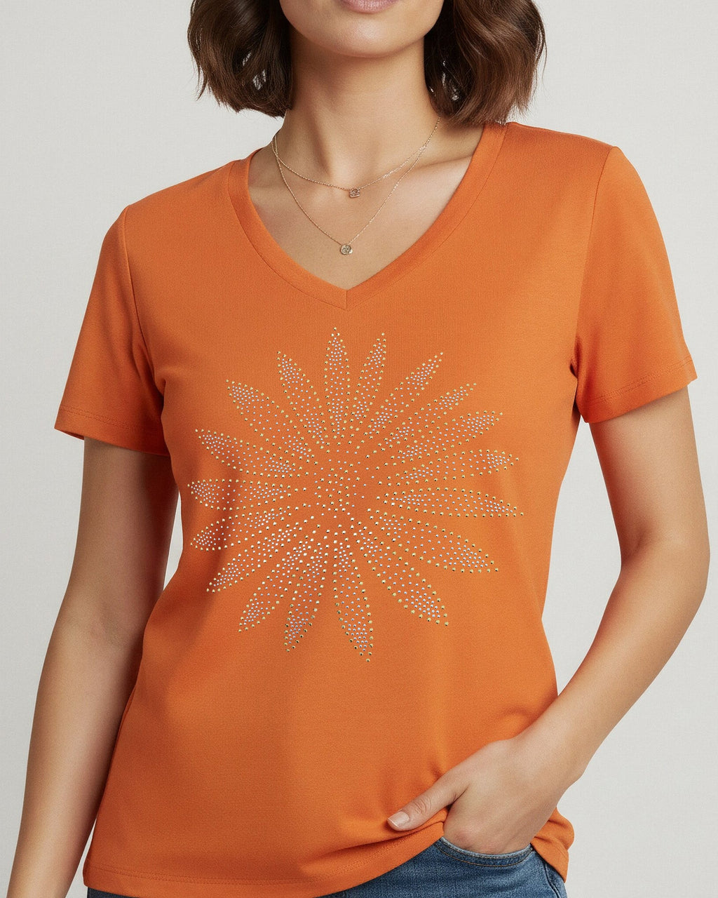 T-shirt Sol Strass - Divina Garota