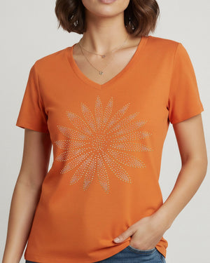 T-shirt Sol Strass - Divina Garota