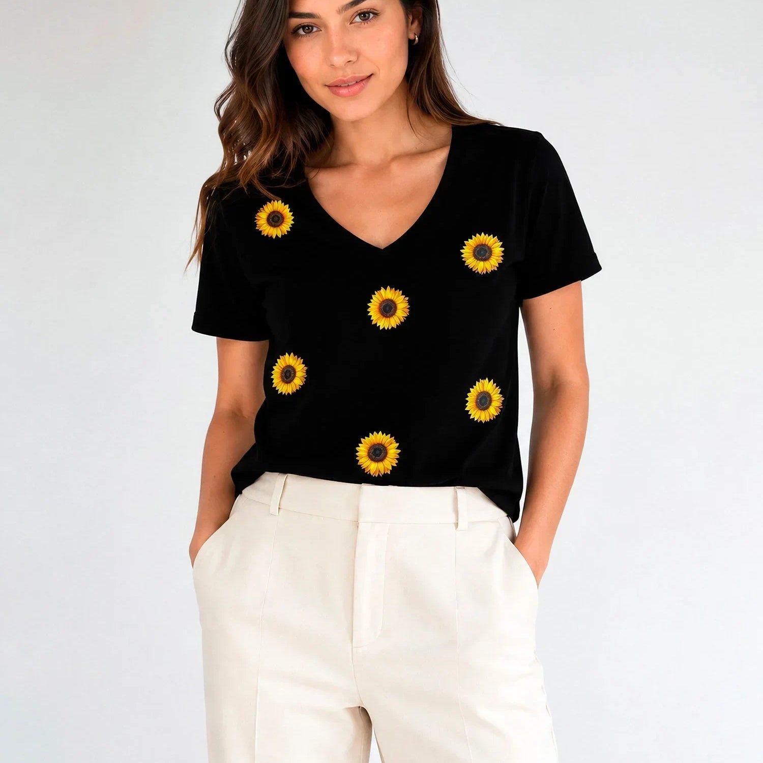 T-Shirt Sunflower - Divina Garota