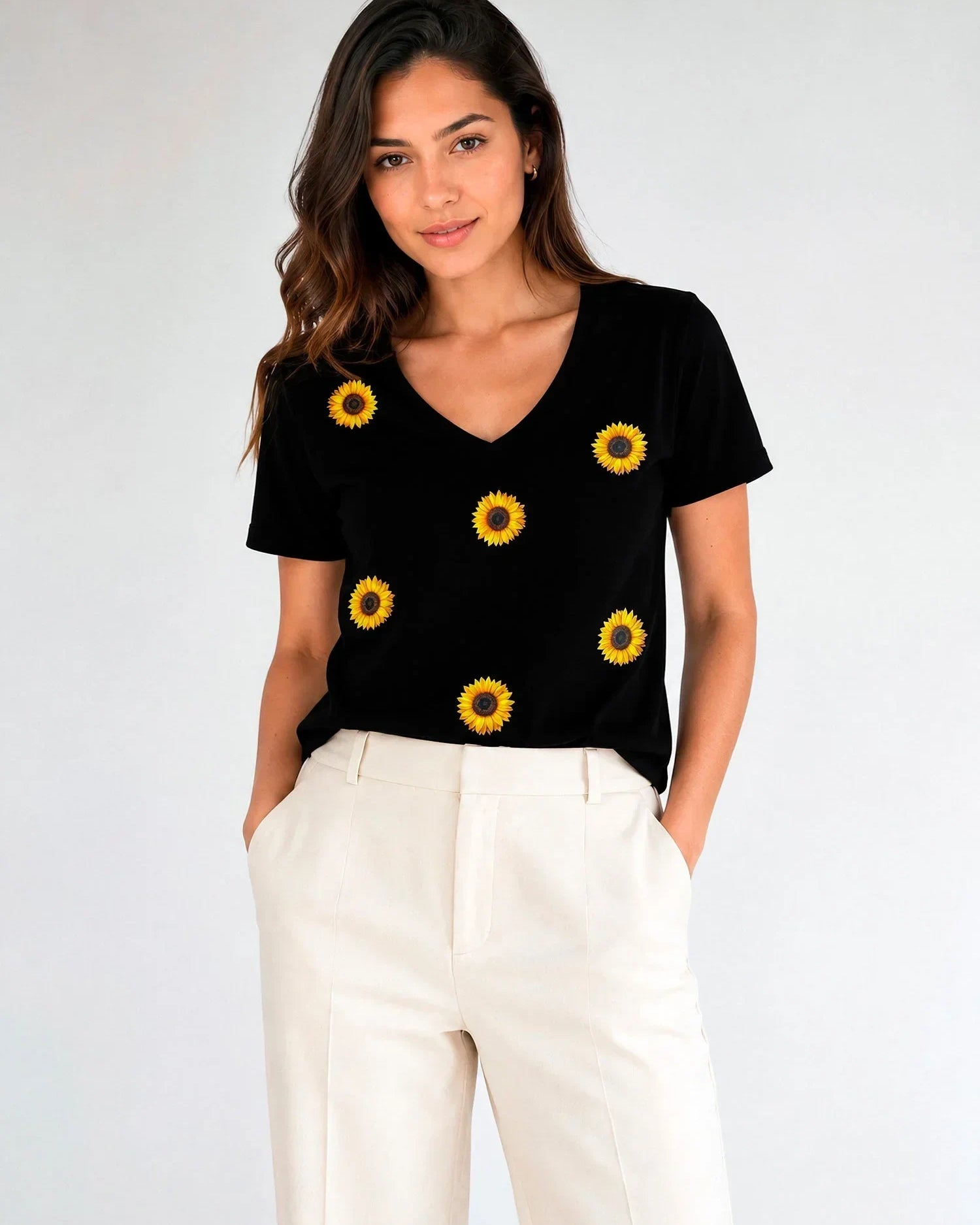T-Shirt Sunflower - Divina Garota