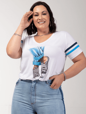T-shirt Tênis All Jeans - Divina Garota