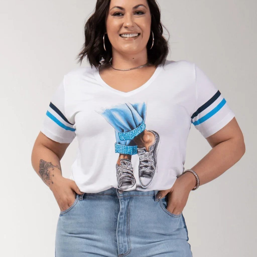 T-shirt Tênis All Jeans - Divina Garota