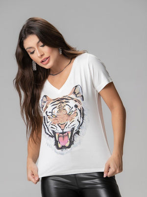 T-shirt Tigre - Divina Garota