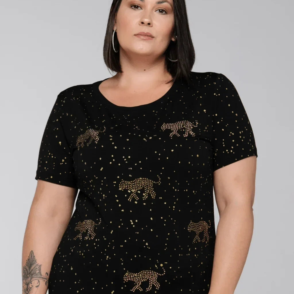 T-shirt Tigres Poá - Divina Garota