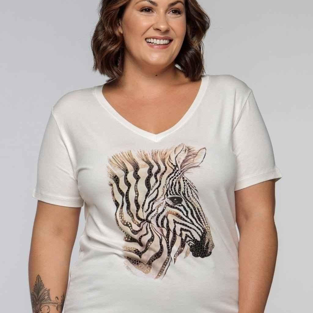 T-Shirt Zebra Glam