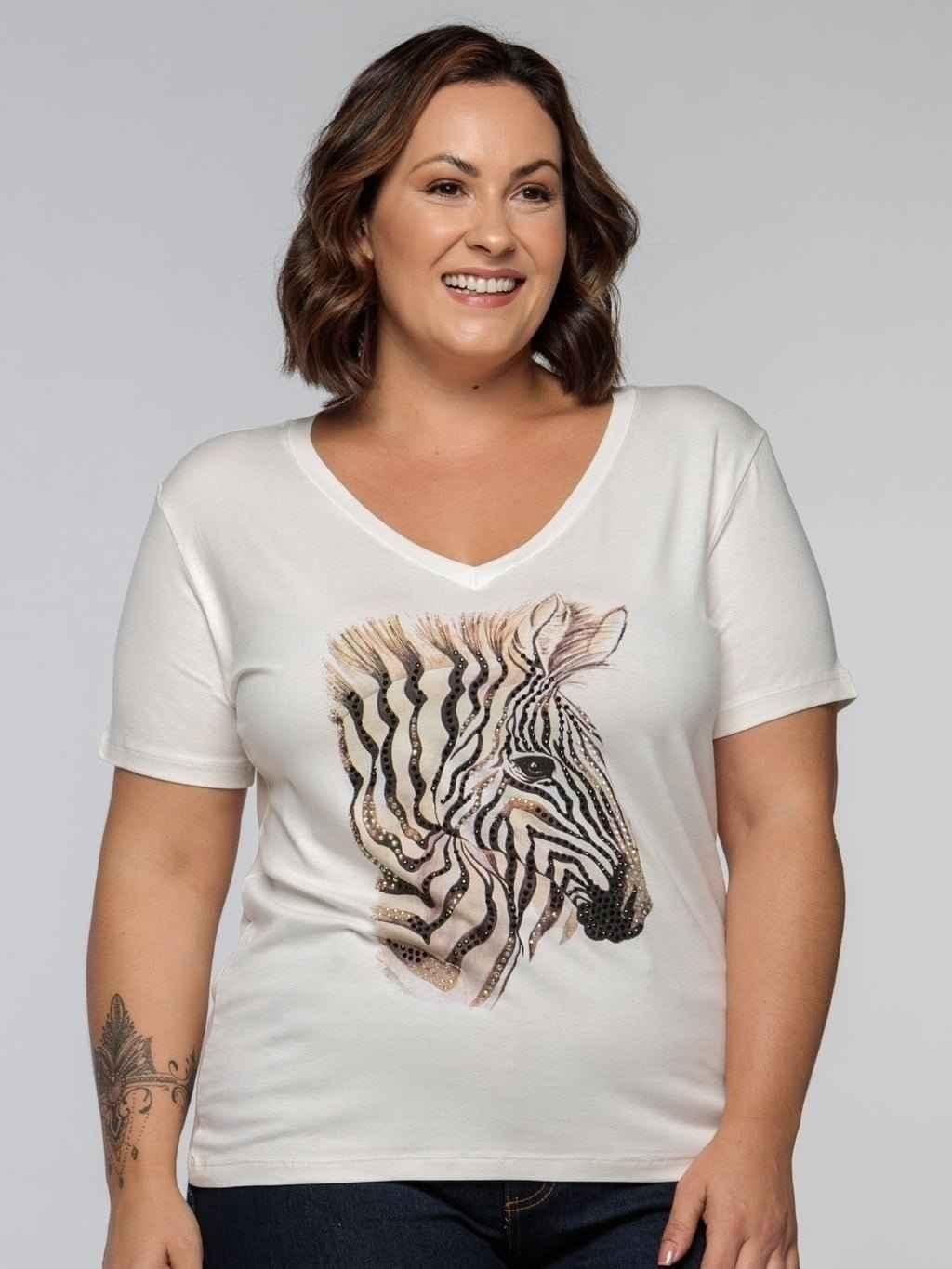 T-Shirt Zebra Glam