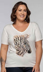 T-Shirt Zebra Glam