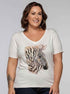 T-Shirt Zebra Glam